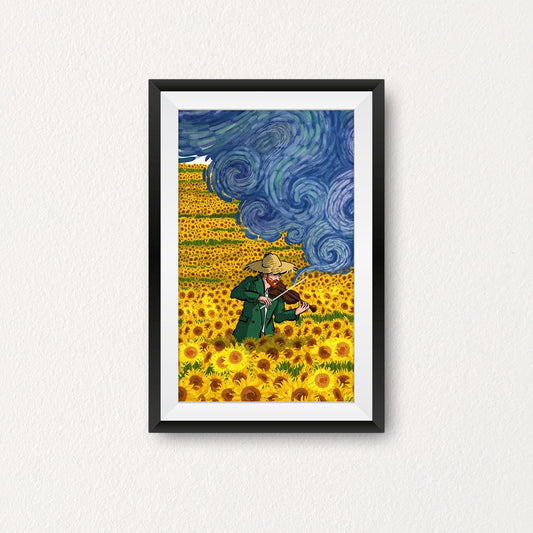 Symphony of Sunflowers Wall Frame