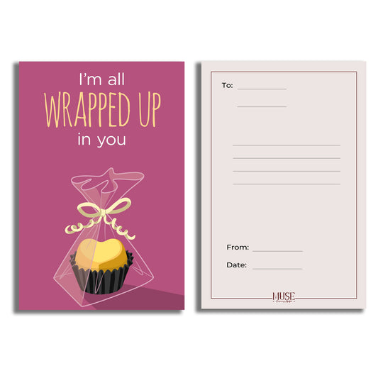 Wrapped Up In You Postcard