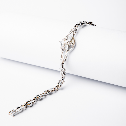 Silver Blooming Bracelet